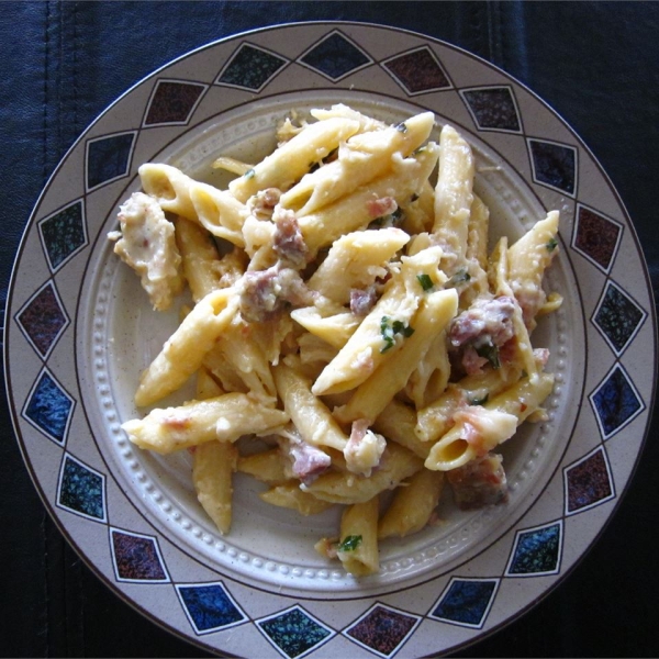 Pasta Carbonara with Chicken