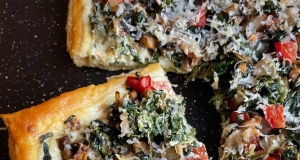 Puff Pastry Tart with Vegetables and Cheese