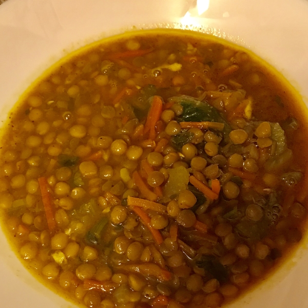 Lebanese Lemon Lentil Soup