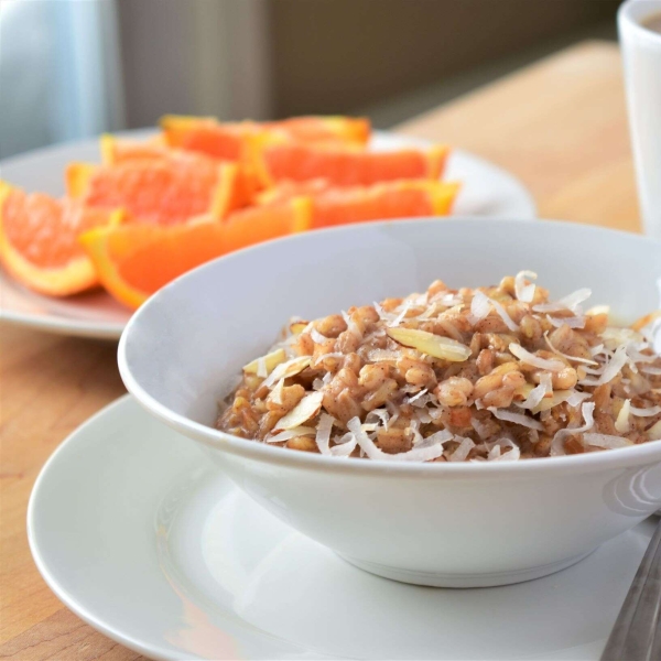 Coconut Farro Porridge