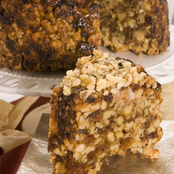 English Walnut Date Cake