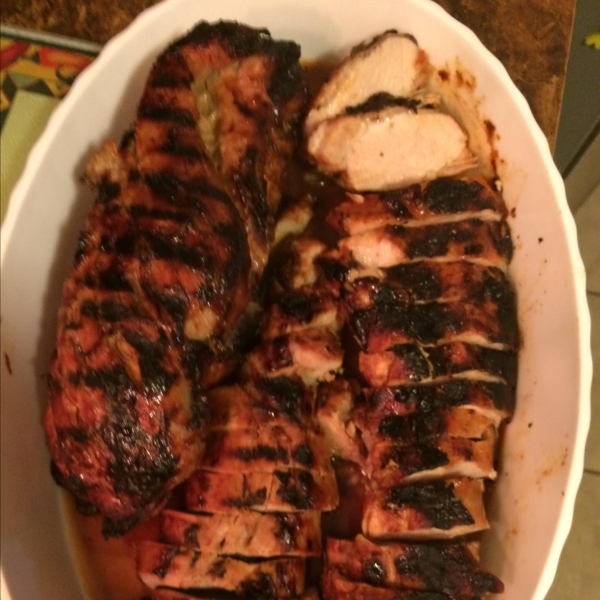 Tangy Grilled Pork Tenderloin