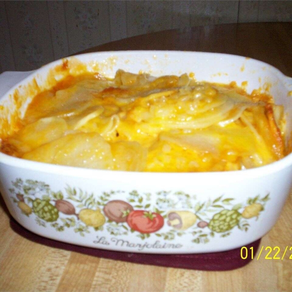 Microwave Cheesy Potatoes