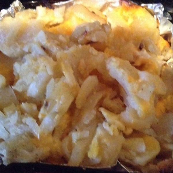 Microwave Cheesy Potatoes