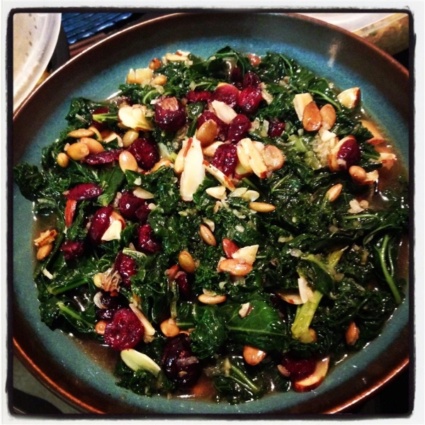 Kale Cranberry Pepita Salad