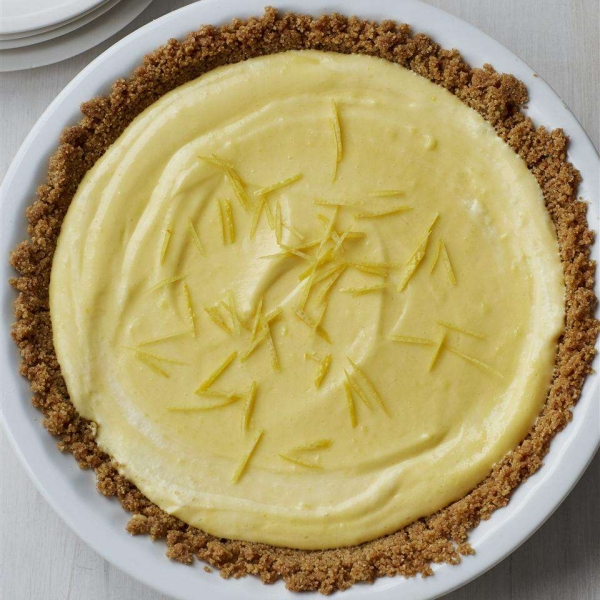 Lemon Pie with Rice Chex Crust