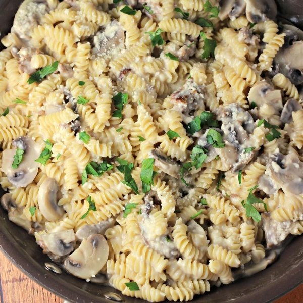 Greg's Special Rotini with Mushrooms