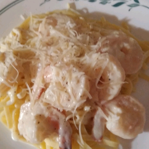 Shrimp Linguine Alfredo