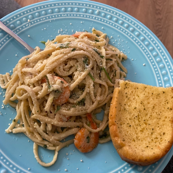 Shrimp Linguine Alfredo