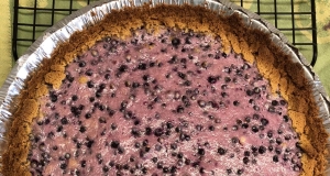 Sour Cream Elderberry Pie