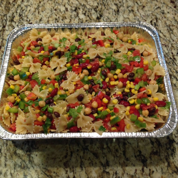 Cold Southwestern Bow Tie Pasta