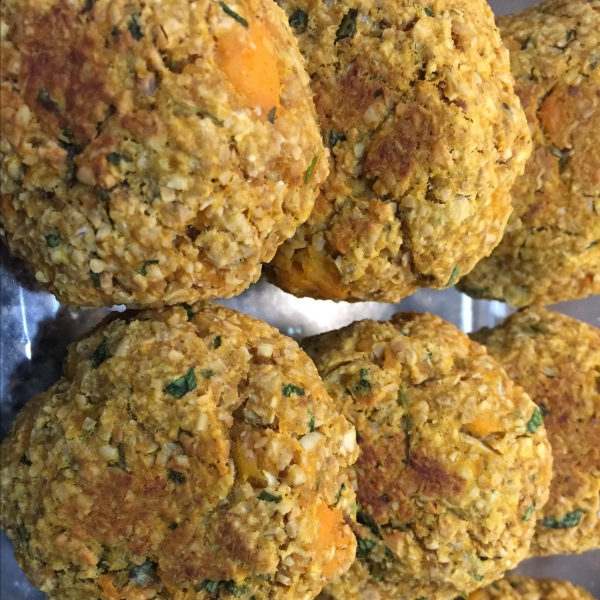 North African Sweet Potato Burgers