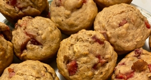 Healthier Fresh Strawberry Muffins