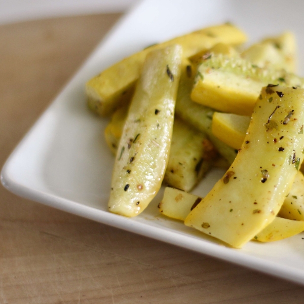 Garlic Roasted Summer Squash