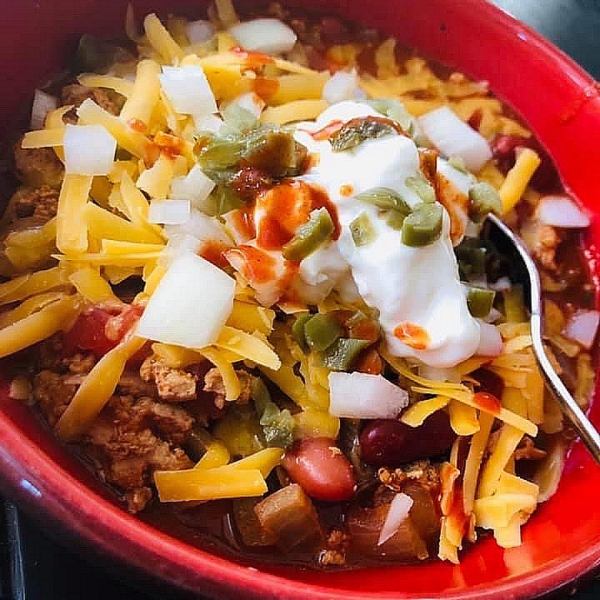 Mary's Chicken and Black Bean Chili