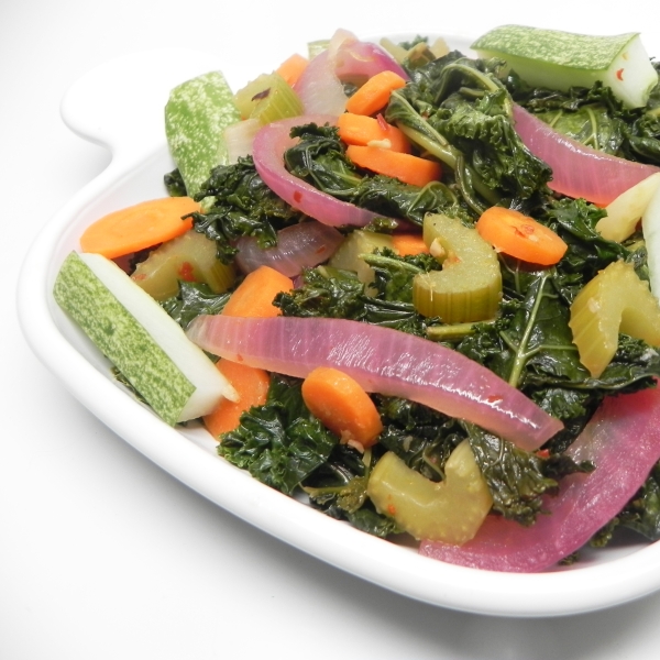 Warm Thai Kale Salad