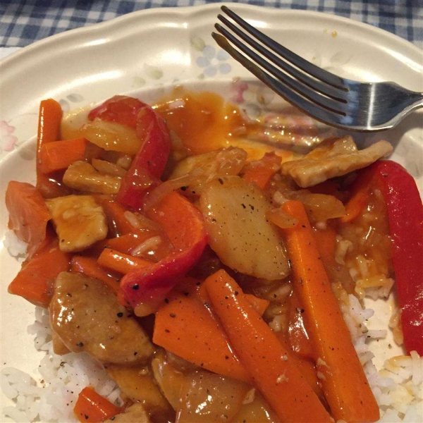 Sweet and Sour Pepper Pork