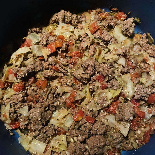 Ground Beef and Cabbage