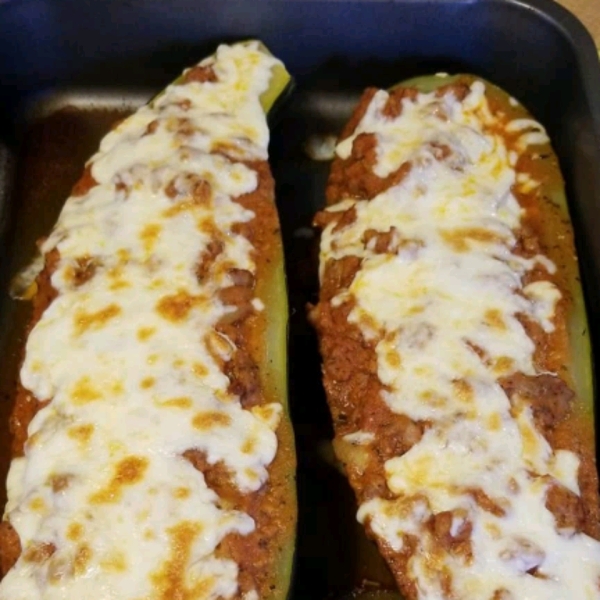 Easy Stuffed Zucchini