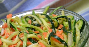 Zucchini and Carrot Coleslaw