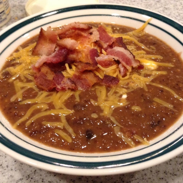 Black Bean Soup with Bacon