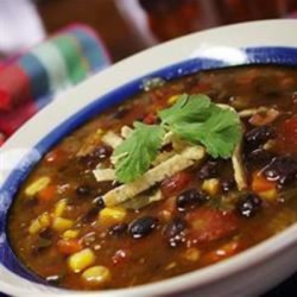 Black Bean Soup with Bacon