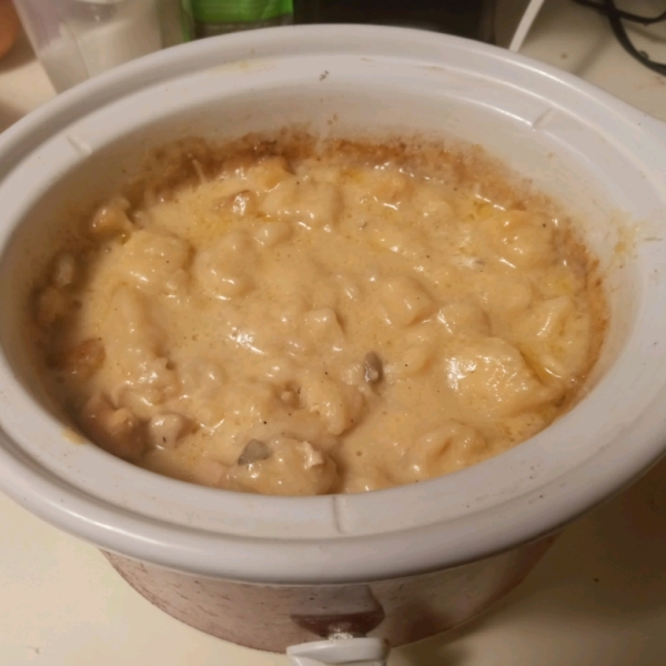 Slow Cooker Creamy Chicken and Dumplings