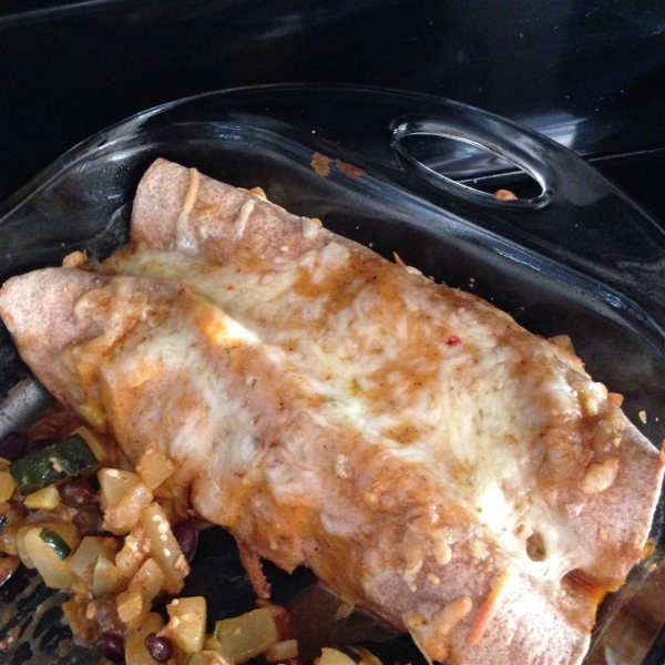 Bountiful Garden Zucchini Enchiladas