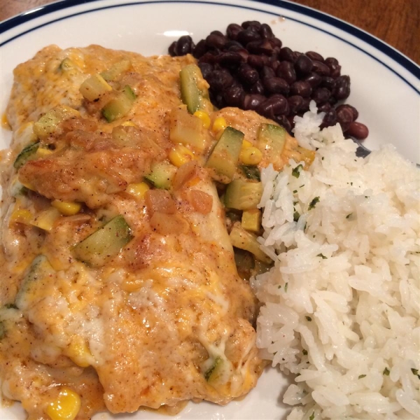 Bountiful Garden Zucchini Enchiladas