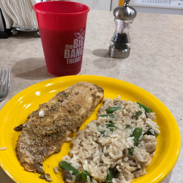 Mustard Crusted Tilapia