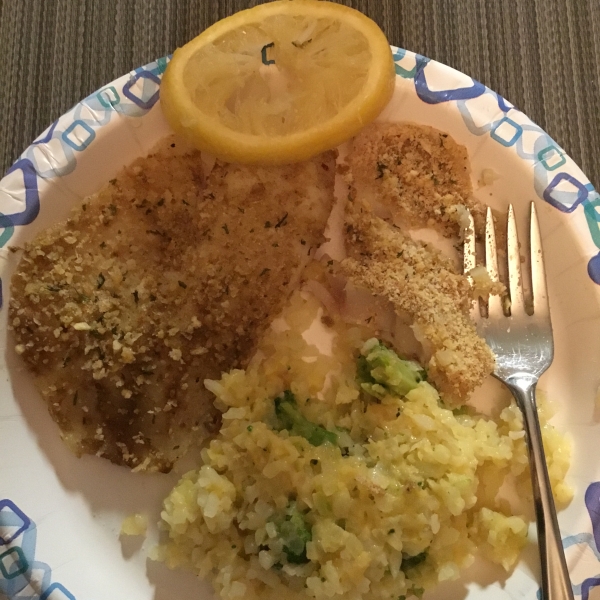 Mustard Crusted Tilapia