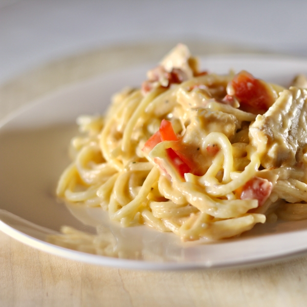 Creamy Chicken Spaghetti