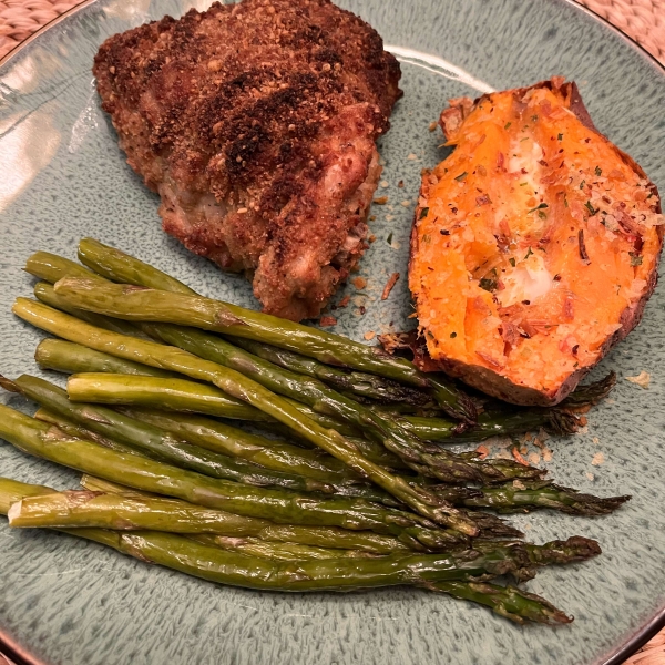 Mustard-Crusted Crispy Chicken Thighs