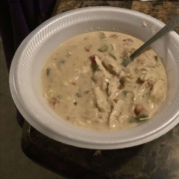 Slow Cooker Creamy Chicken Taco Soup