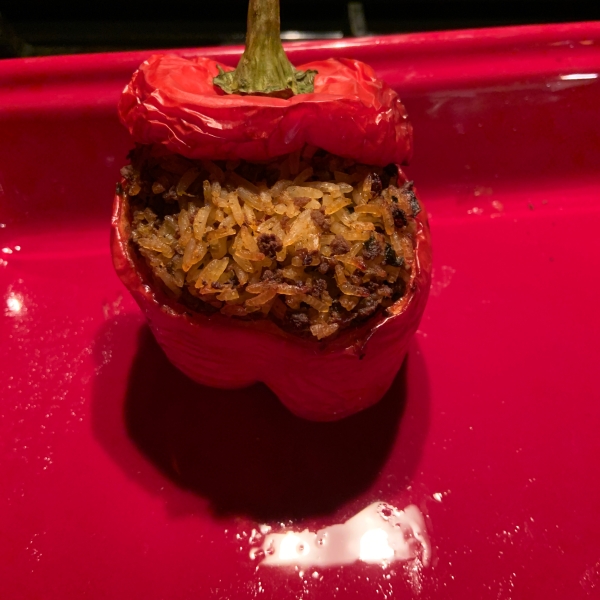 Bela's Stuffed Red Bell Peppers