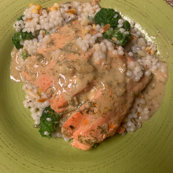 Steelhead Trout Bake with Dijon Mustard