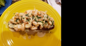 Creamy Garlic Shrimp Toast