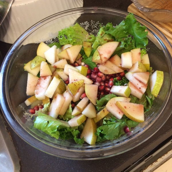 Pear and Pomegranate Salad