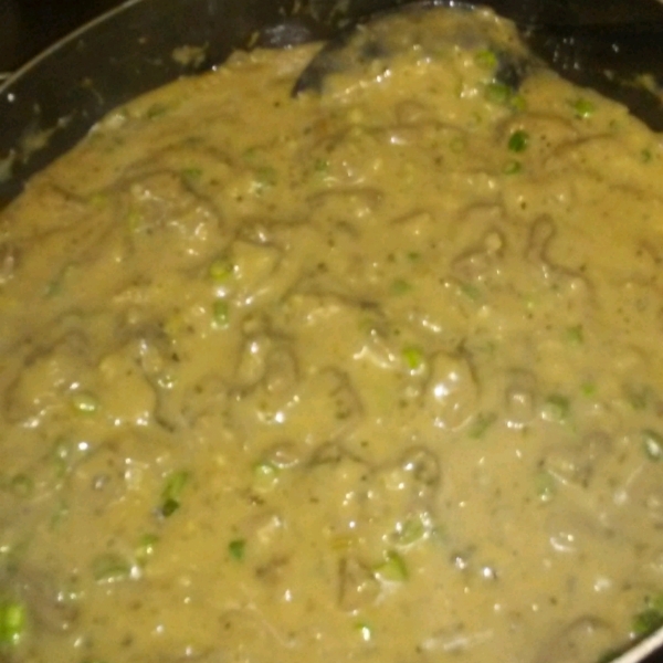 Beef Stroganoff with White Wine