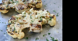 Grilled Truffle-Parmesan Cauliflower Steaks