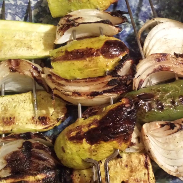 Grilled Lemon-Pepper Zucchini