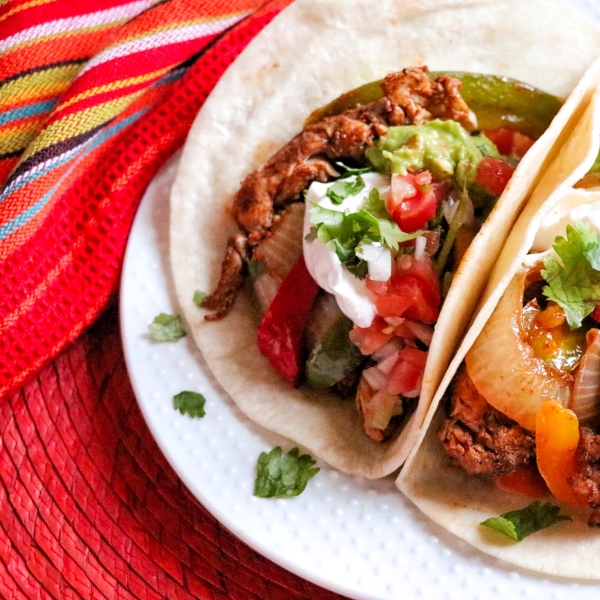 Homemade Chicken Fajitas