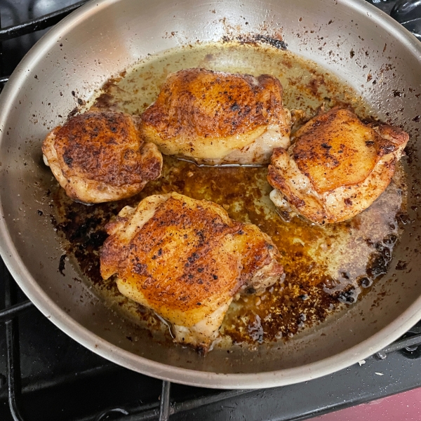 Baked Lemon Butter Chicken Thighs