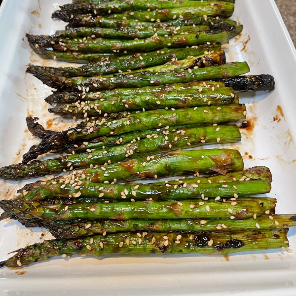 Grilled Asian Asparagus
