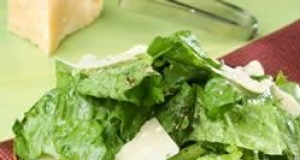 Romaine with Garlic Lemon Anchovy Dressing