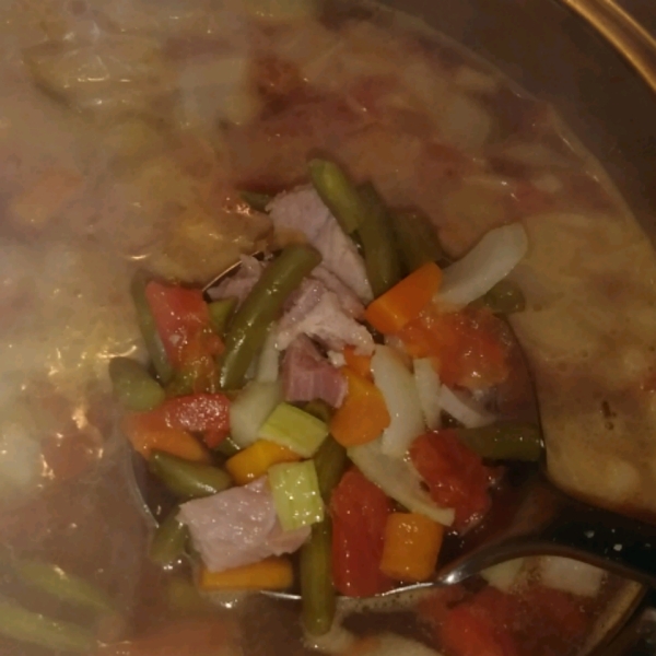 Ham Bone and Vegetable Soup