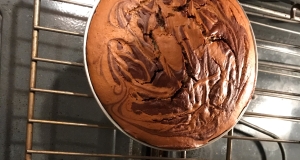 Chocolate Peanut Butter Marble Cake