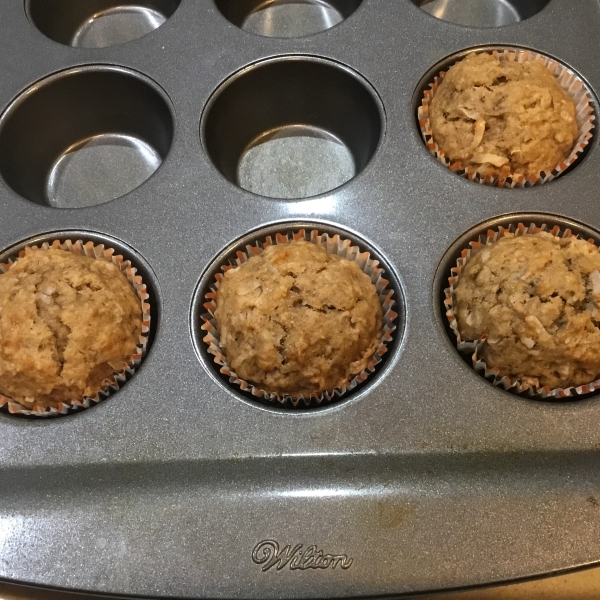 Banana Coconut Cupcakes