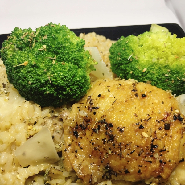 Instant Pot Chicken, Broccoli, and Rice