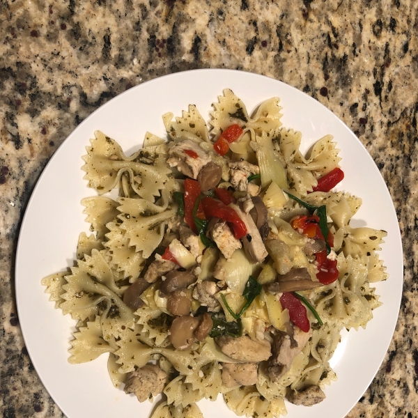 Spence's Pesto Chicken Pasta